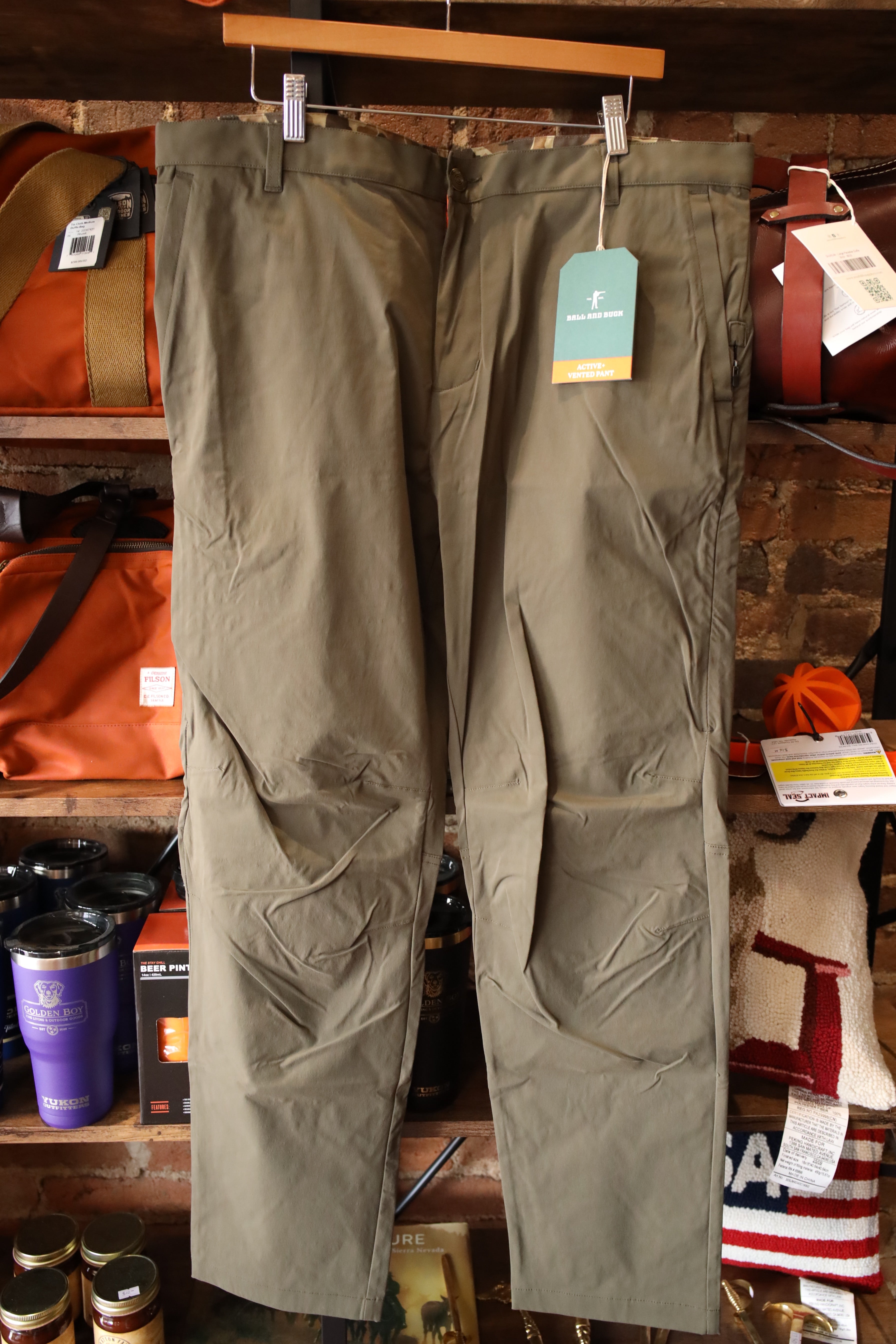 Ball and Buck - Active+ Vented Pant Loden Green