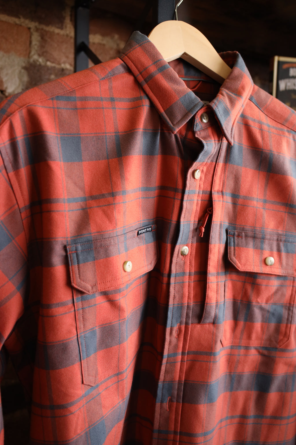 Poncho Flannel - The Stonington