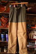 Ball and Buck - Midweight Field Pant- 17oz Waxed in Pine Duck in Pine Duck