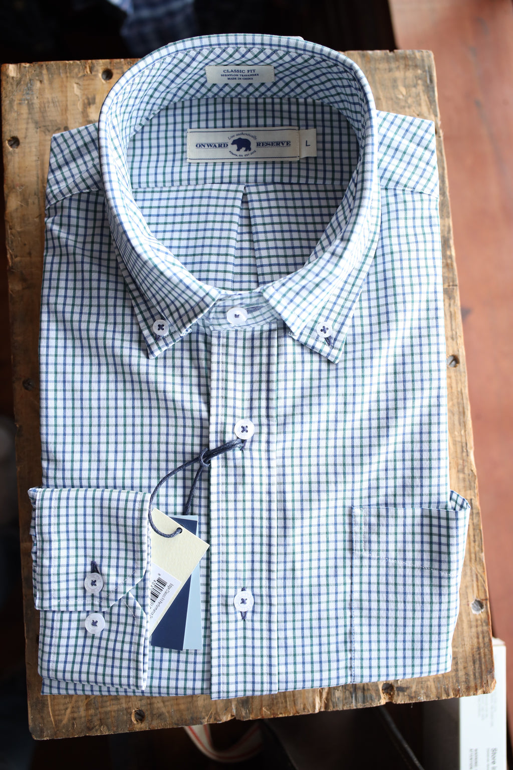 Onward Reserve - Tattersall Classic Fit Quad Woven