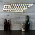 Tennessee Beer Cap Map
