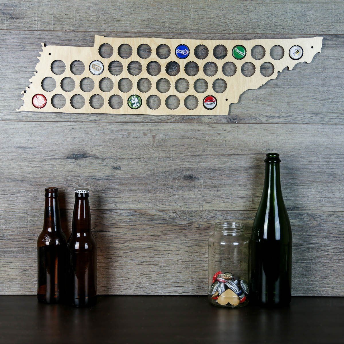 Tennessee Beer Cap Map