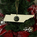 Tennessee Beer Cap Map Ornaments