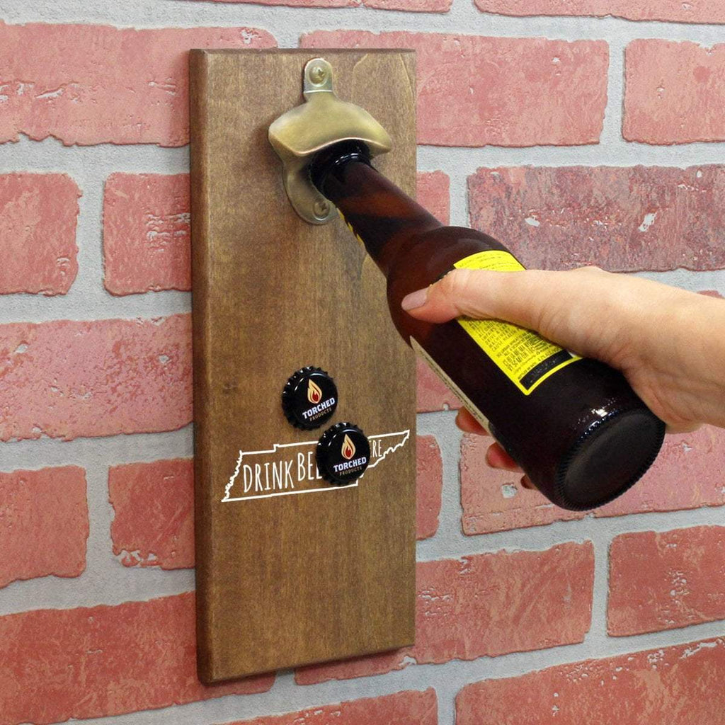 Tennessee Drink Beer From Here Cap Catching Magnetic Bottle Opener