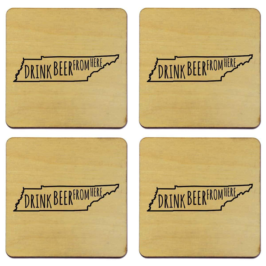 Tennessee Drink Beer From Here Coasters